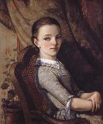 Gustave Courbet Portrait of juliette Courbet oil painting